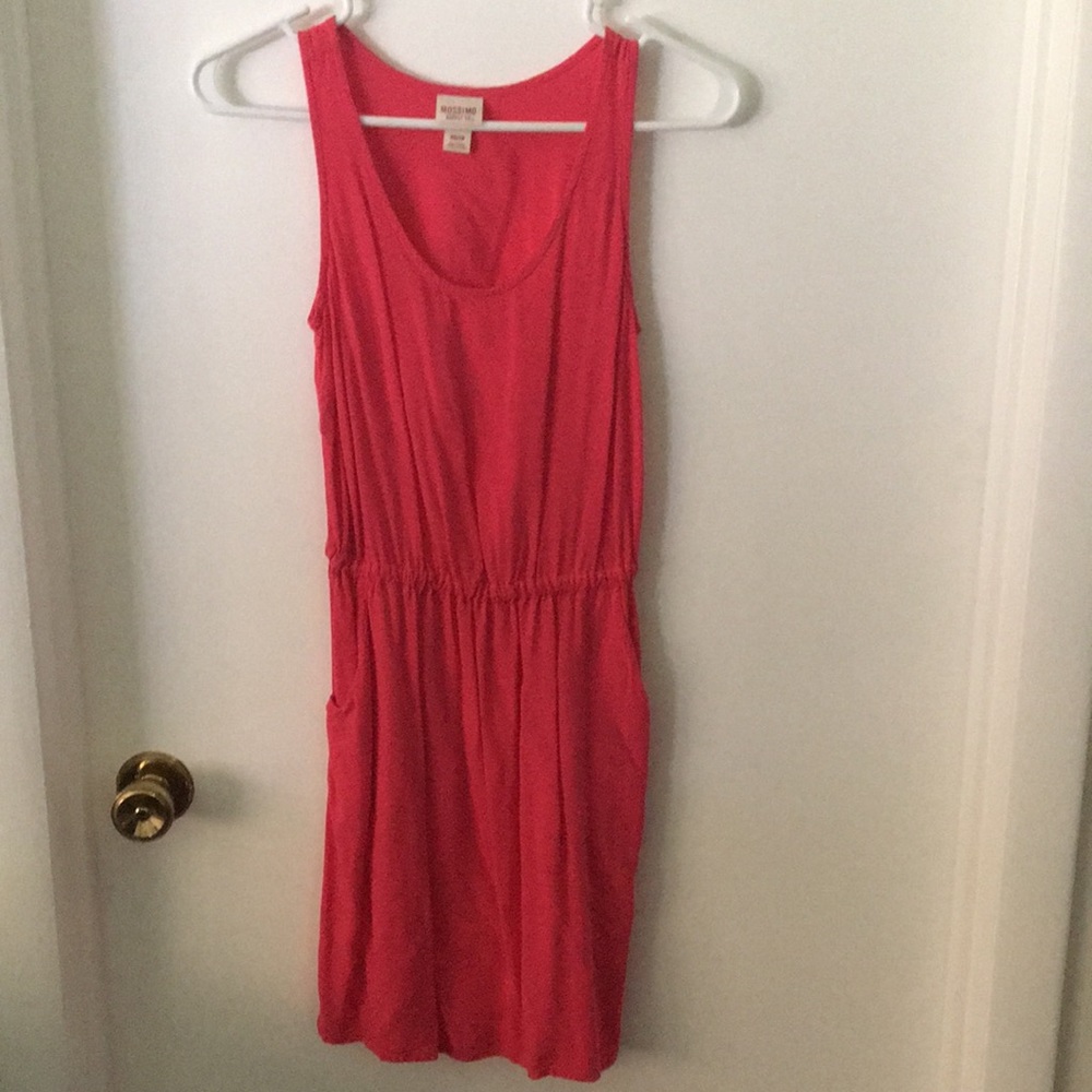 Cute coral summer dress